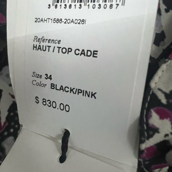 💜Silk Isabel Marant Cade blouse - Picture 6 of 7